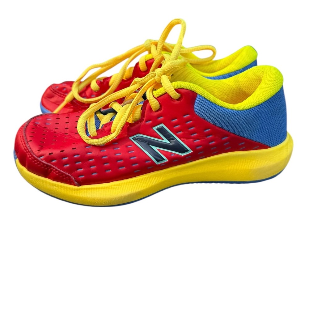 New Balance KC696TR4 Youth 1.5 Kids Athletic Running Shoes Sneakers Red Yellow